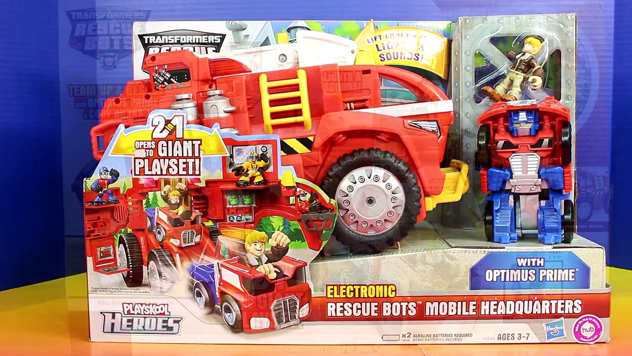 transformers robot rescue bot headquarters
