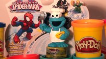 Play Doh Surprise Eggs Spiderman Fighter Pods inside Kinder Egg Style Play Doh Surprise Eggs Cool