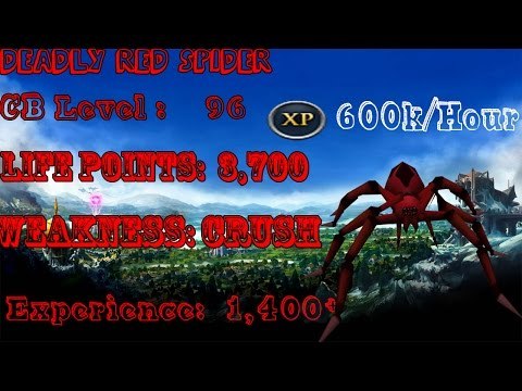 Runescape combat guide deadly red spiders #2 600k XP/ph Deadly Red Spiders for DXP