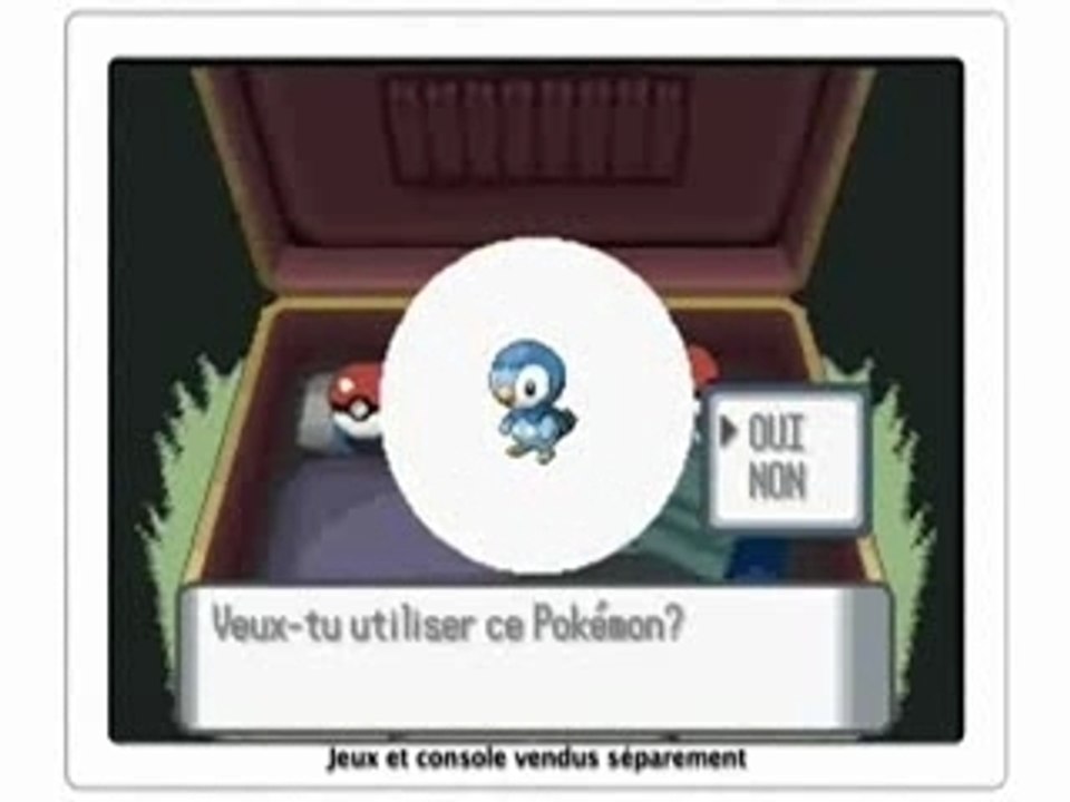 Teaser 1 Pokémon Diamant et Perle en Français