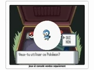 Teaser 1 Pokémon Diamant et Perle en Français