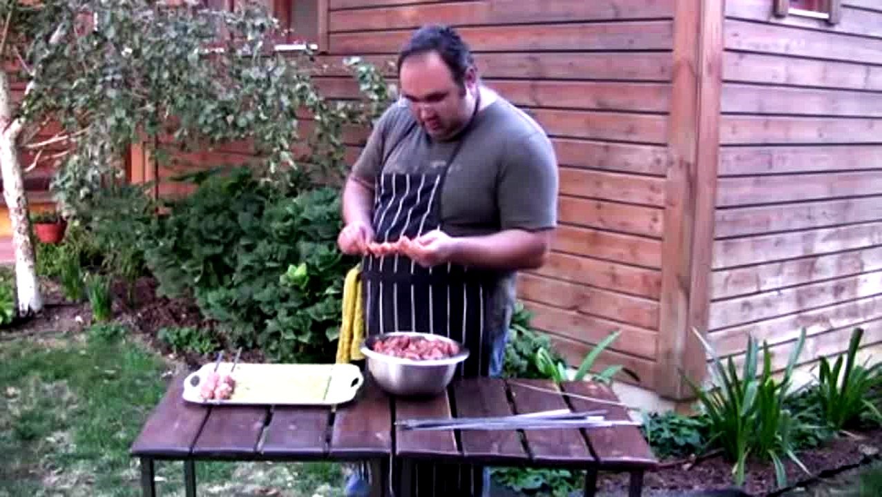 Шашлык из свининого филе