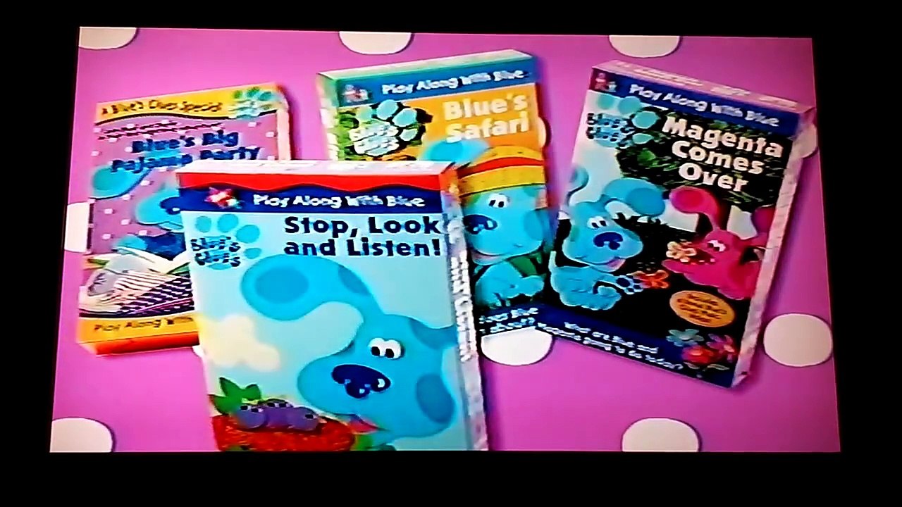 Opening to Blues Clues: Blues Big Musical Movie 2000 VHS (Blue Tape Version)