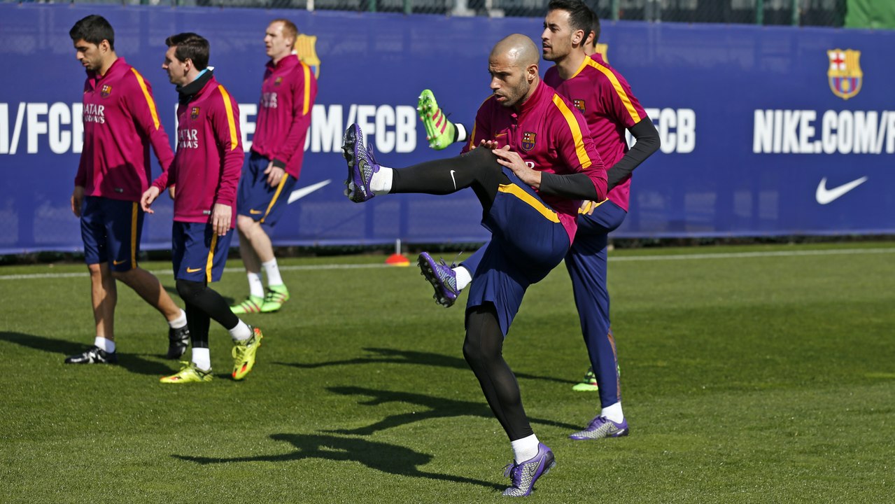 Barça training session ahead of Valencia - FC Barcelona 