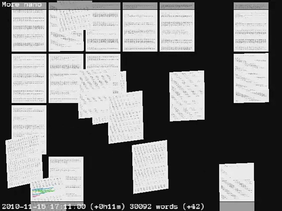 EpicDiff - NaNoWriMo 2010 progress animated
