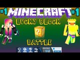 Minecraft lucky block battle #1