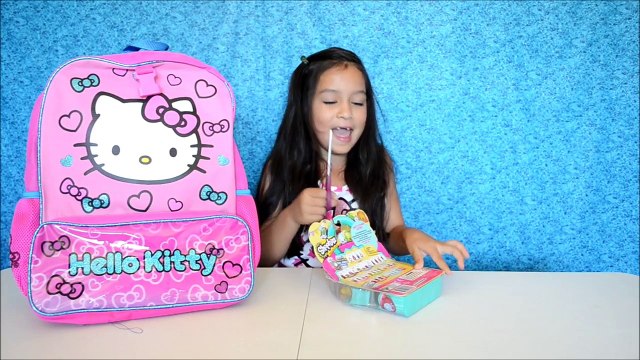 HELLO KITTY BACKPACK SURPRISE! Shopkins My Little Pony Littlest Pet Shop Mega Bloks Barbie Minions
