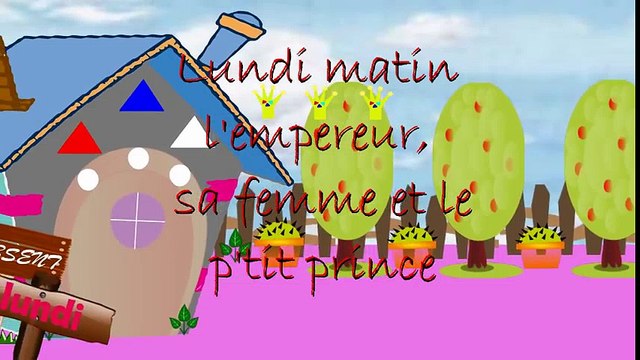 Lundi matin - Comptines et chansons,en dessin animé, pour enfants. Dessins Animés En Français