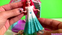 Play Doh Princess Ariel Flip n Switch Castle MagiClip Mermaid Disney Frozen Elsa Anna & Prince Eric