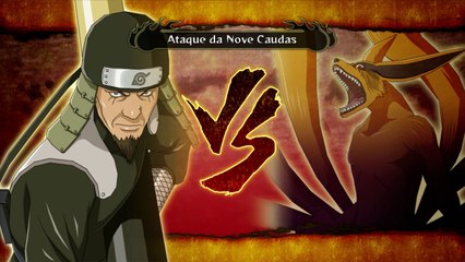 NARUTO SHIPPUDEN Ultimate Ninja STORM 3 Full Burst - Hiruzen Sarutobi VS Kyuubi