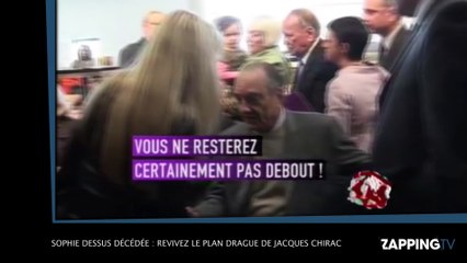 Sophie Dessus décédée : revivez le plan drague de Jacques Chirac (Vidéo)