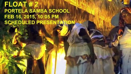 RIO CARNAVAL 2016 PORTELA SAMBA SCHOOL PERFORMANCE PREVIEW, BY PAUL HODGE, HD 720p