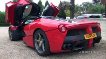 Ferrari LaFerrari Exhaust Sound Cold Start, Accelerations and Driving in the UK