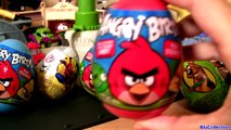 Play Doh Angry Birds Easter Eggs Green Pig Mater Kinder Dinosaur T-Rex Disney Pixar Cars 2 Surprise