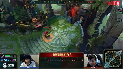 League of Legends - Solo Yasuo 2016 - QTV vs SOFM
