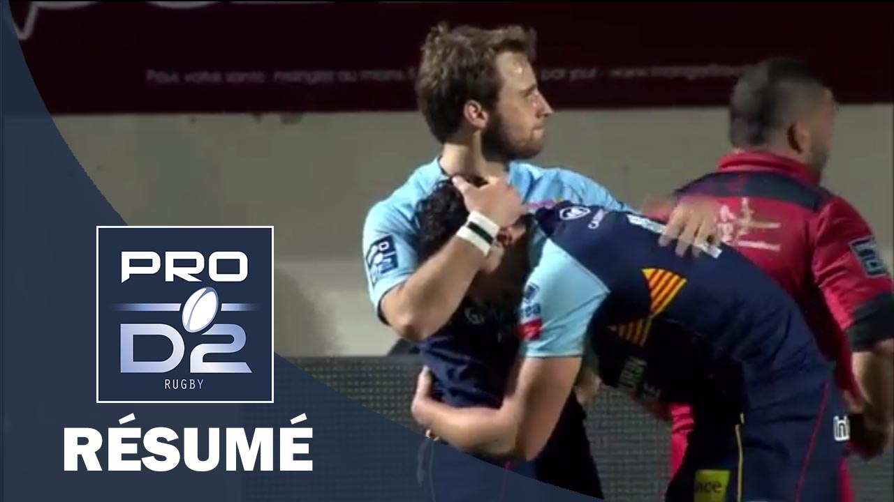 PRO D2 - Résumé Perpignan-Béziers: 47-13 - J21 - Saison 2015/2016