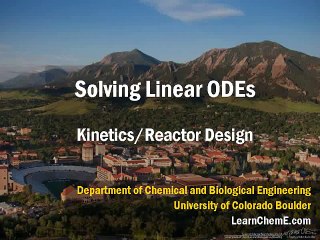 Solving Linear ODEs Analytically