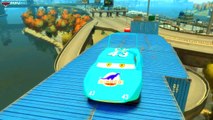Battle race Lightning McQueen VS Dinoco King 43 two friends Disney pixar cars Biggest Track