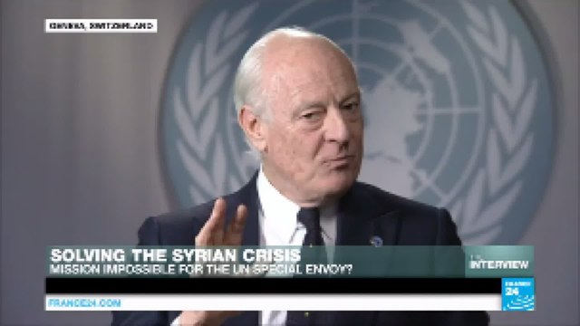 Syria conflict: We may be getting to a political solution UN special envoy, Staffan de Mistura