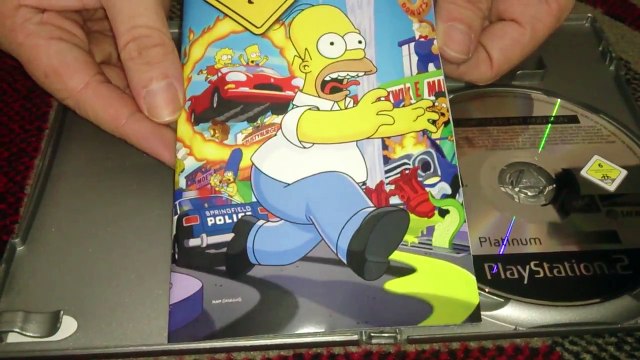 Nostalgamer Unboxes The Simpsons Hit And Run On Sony Playstation 2 UK PAL System Version