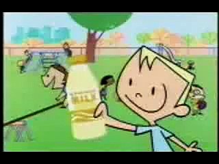 Power Puff Girls Banana Milk got milk? commercial