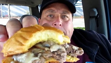 Smashburgers® Truffle Mushroom Swiss Burger REVIEW!