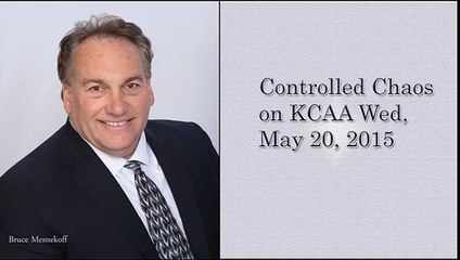 Bruce Mesnekoff talking on the radio