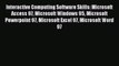 [PDF Download] Interactive Computing Software Skills: Microsoft Access 97 Microsoft Windows