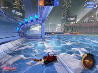 {Rocket League} Hockey Game - Epic OT Win w Hyperventilating Commentator