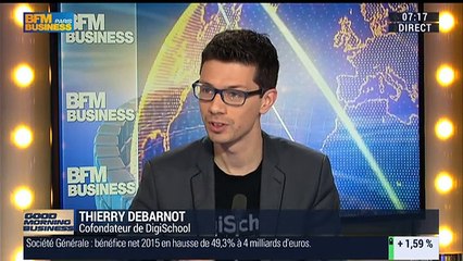 "DigiSchool s'est toujours positionné en étant l'école après l'école", Thierry Debarnot - 11/02