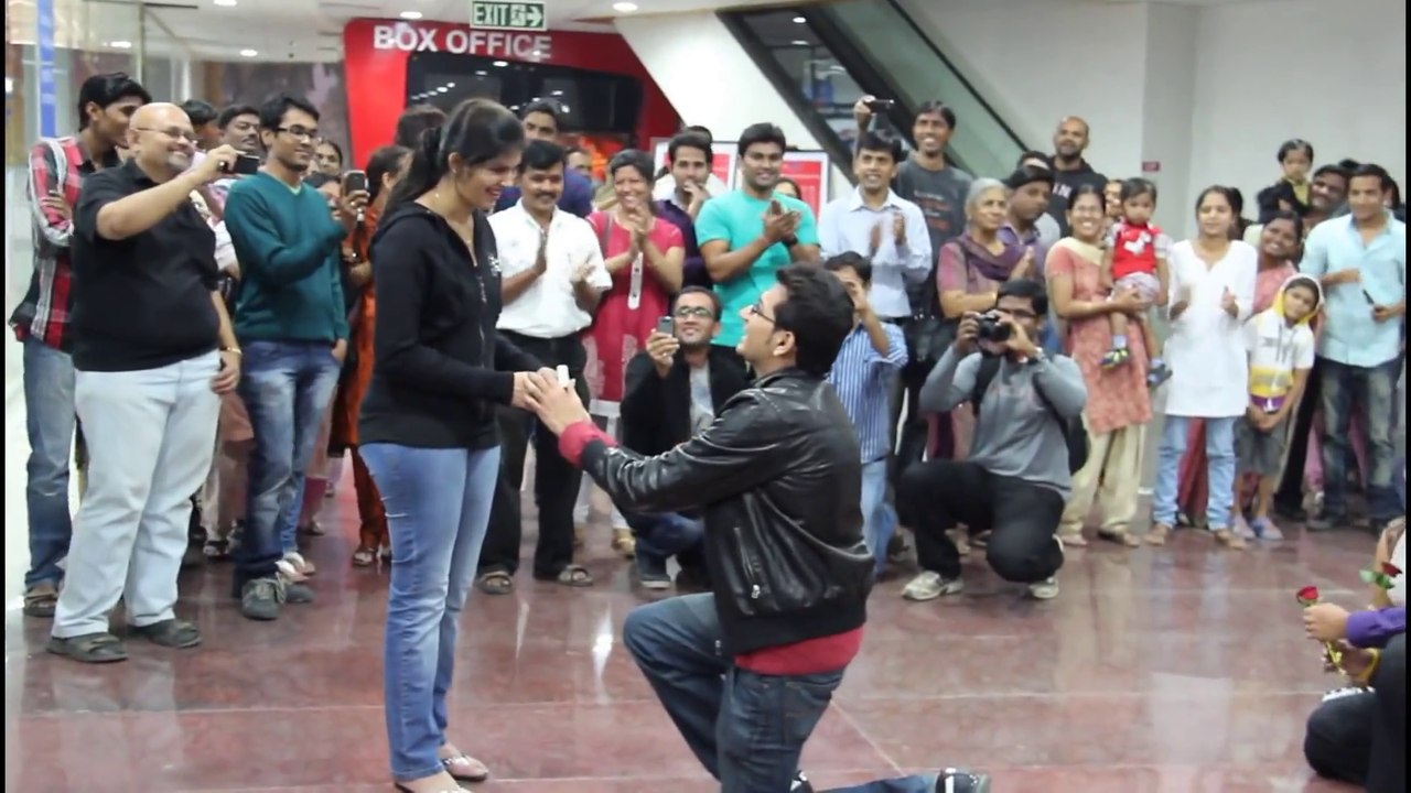 Flash Mob Marriage Proposal in india