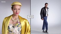Erkek ve kadının 100 yıllık giyim stilinin değişimi