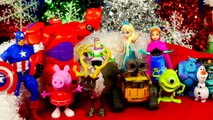 Santas Toy Bag - Big Hero 6 Disney Frozen Peppa Pig Super Hero Captain America Christmas Toys DCTC