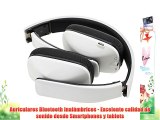 Whitelabel BassOne plegable auricular bluetooth / auricular inalámbrico / auricular Bluetooth
