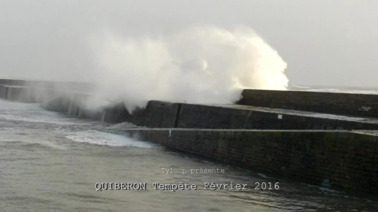 Quiberon Tempête Février 2016