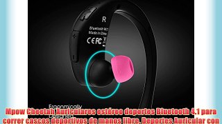 Mpow Cheetah Auriculares estéreo deportes Bluetooth 4.1 para correr cascos deportivos de manos