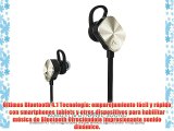 Mpow Wolverine Auriculares Deportivos Bluetooth 4.1 In-ear Estéreo para Correr Gym con Mic