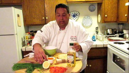 Wolfgang Pucks Smoked Salmon Pizza with Caviar!