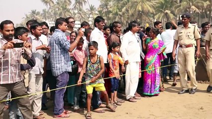 Worlds Biggest Dead Whale At Juhu Beach Mumbai
