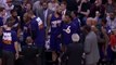 Markieff Morris Shoves Archie Goodwin in Huddle  Warriors vs Suns  Feb 10 2016  NBA