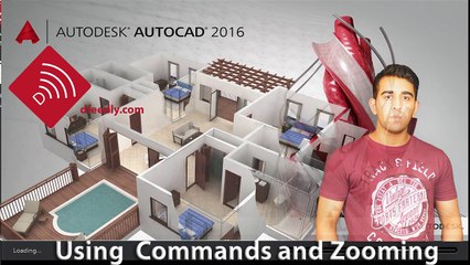 How to use zoom command Autocad 2016 Lecture 4
