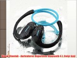 Mpow Cheetah - Auriculares Deportivos Bluetooth 4.1 Color Azul
