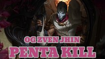 League of Legends: OG Zven Jhin Penta Kill