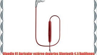 Bluedio N1 Auricular estéreo deportes Bluetooth 4.1/Audífonos inalámbricos/Auricular con micrófono