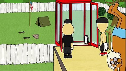 Epic Skate Cartoon Kleeman And Mike Backyard Skateboard Jam