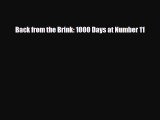 [PDF Download] Back from the Brink: 1000 Days at Number 11 [Download] Online