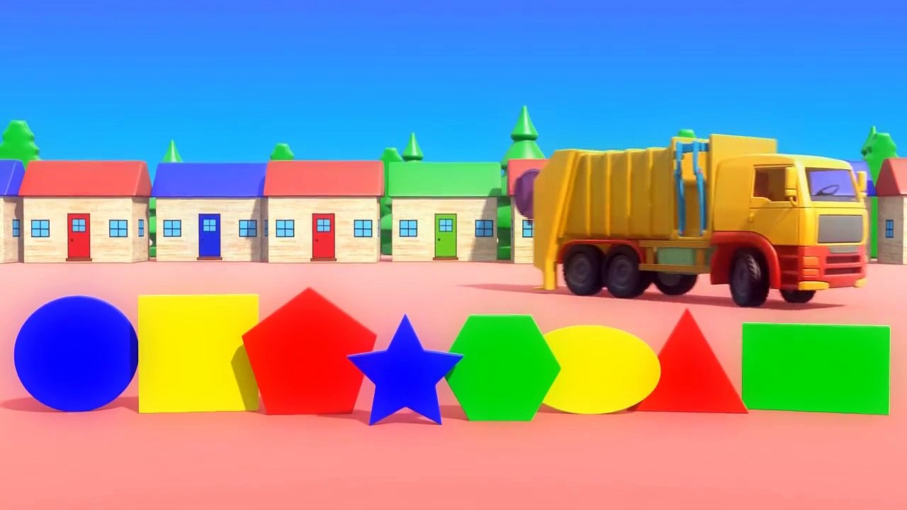 Binkie TV - Garbage Truck - Learn Shapes - For Kids(1)