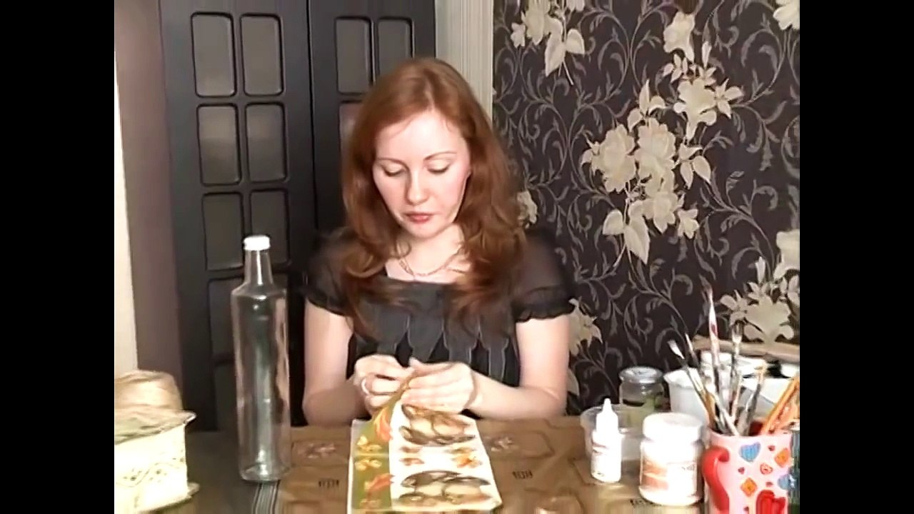 Как сделать декор бутылки- Вытворяшки