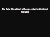 [PDF Download] The Oxford Handbook of Comparative Institutional Analysis [PDF] Full Ebook