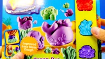 Moon Dough Mermaid Ariel Ocean Pals Play Doh Sea Animal Toys Plastilina Princesa Juguetes